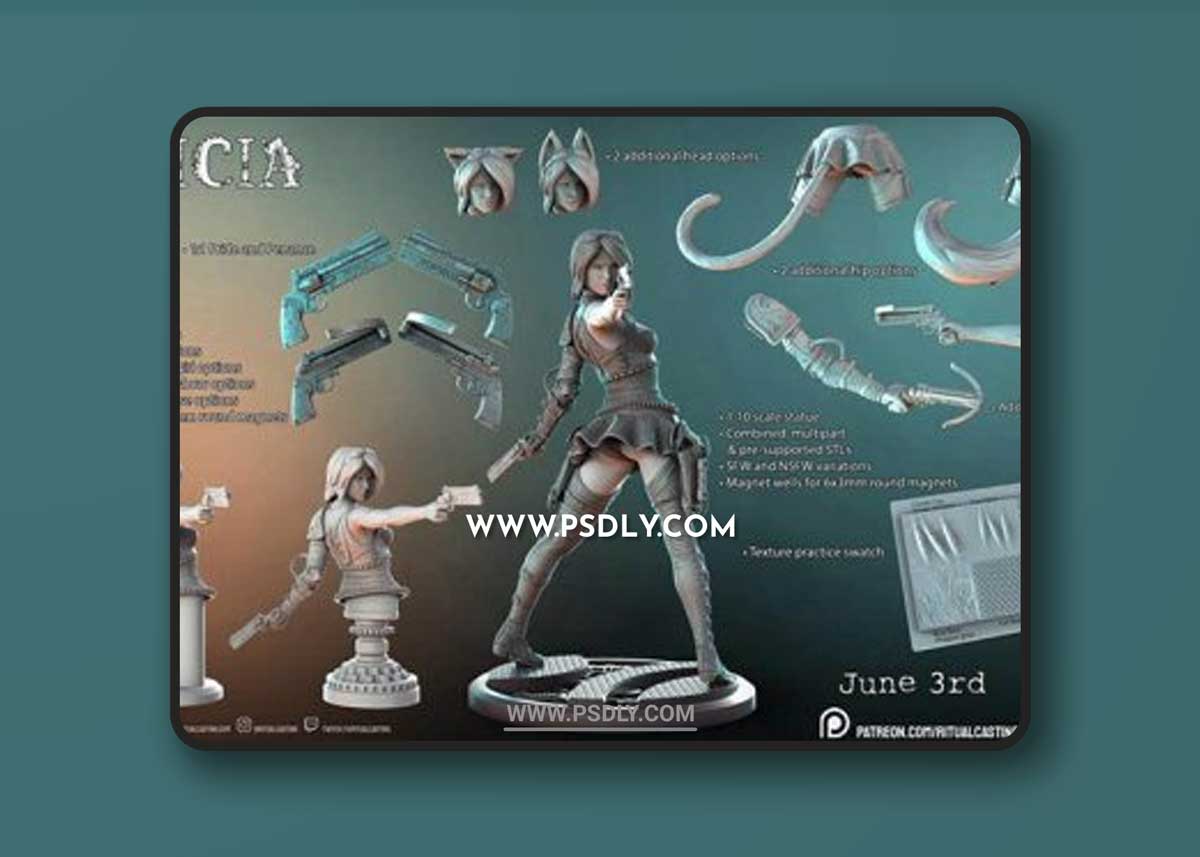 Felicia – Ritual Casting 3D Models