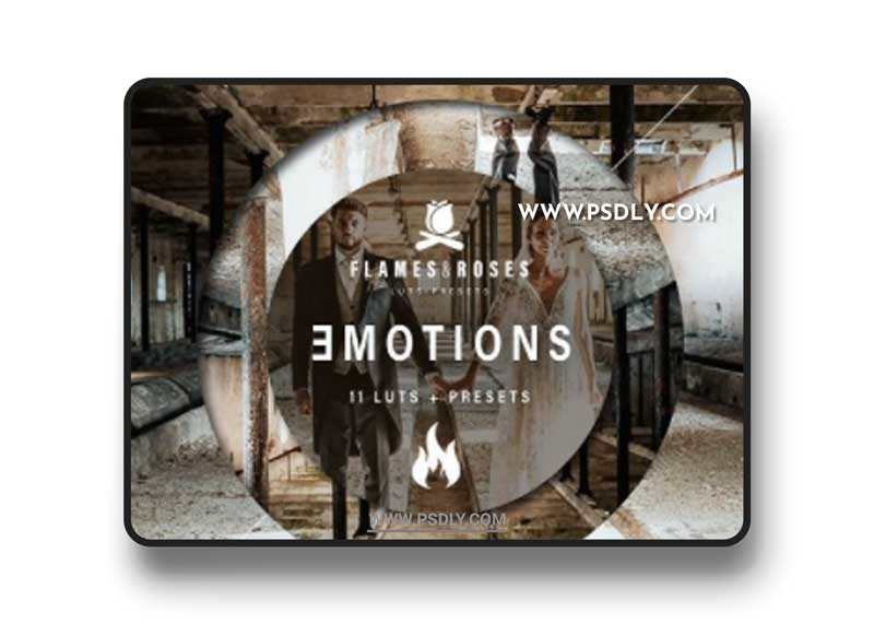 Flames and Roses - Emotions LUTs