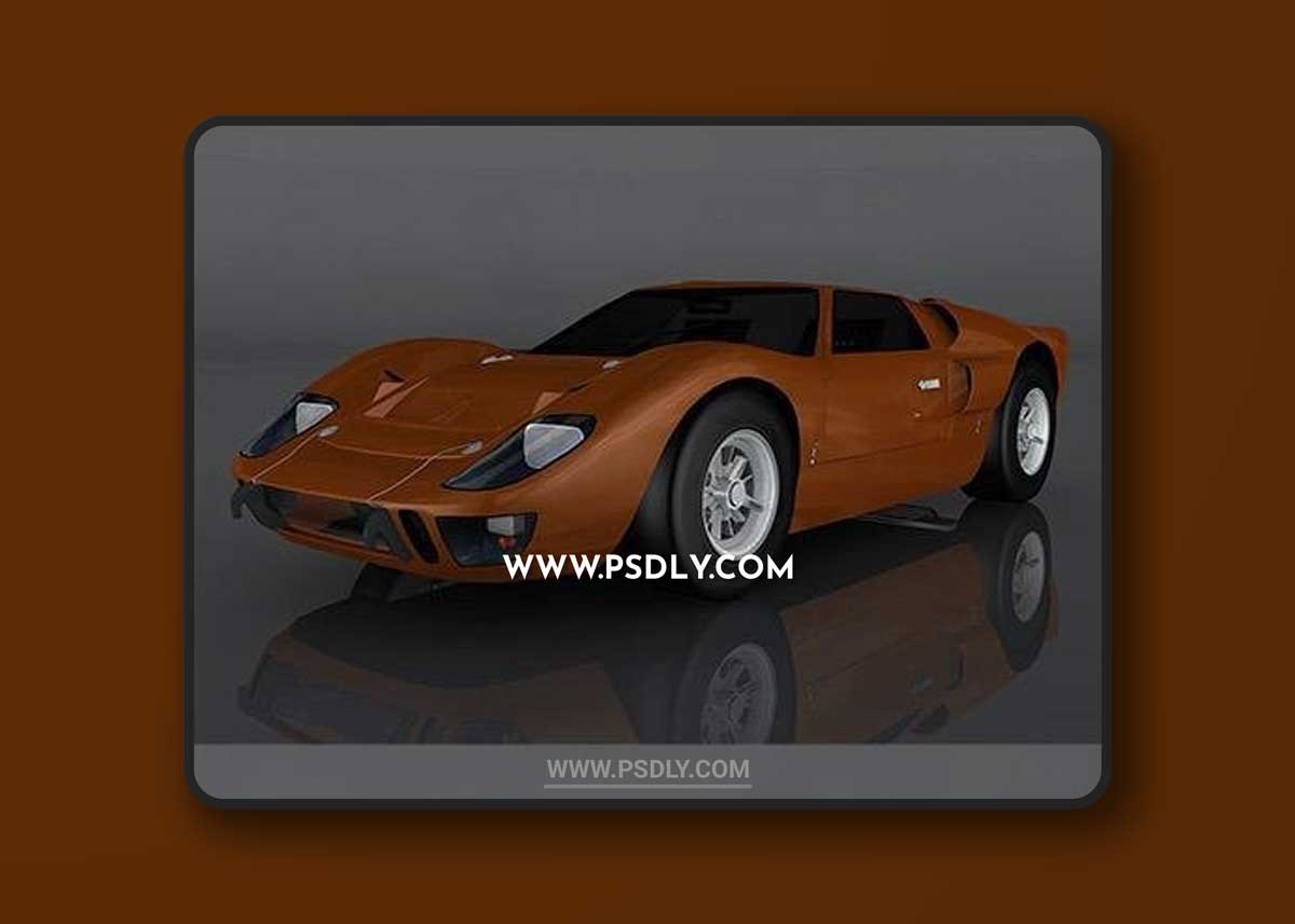 Ford GT40 1966 3D Model o93618Ford GT40 1966 3D Model o93618