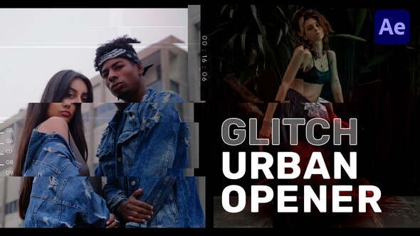 Videohive Glitch Urban Opener 33338894