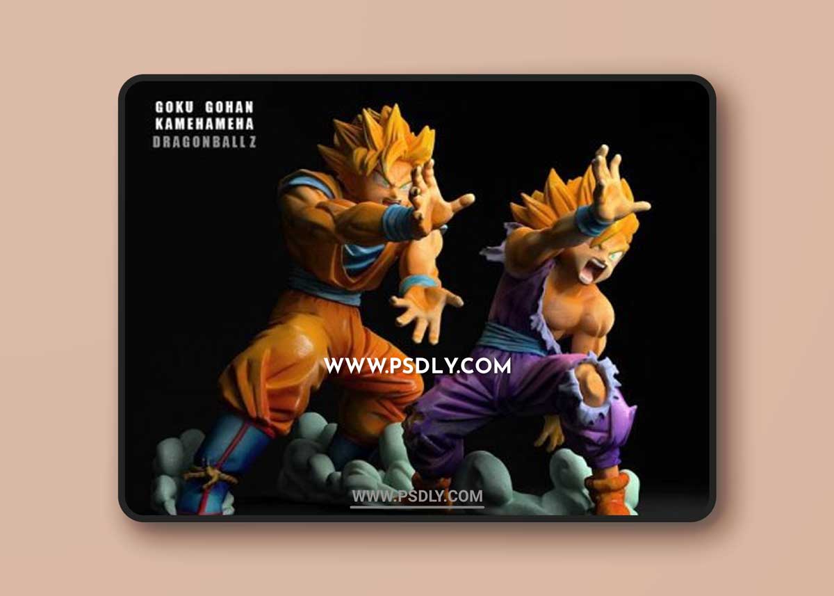 Goku Gohan Kameha 3D Models