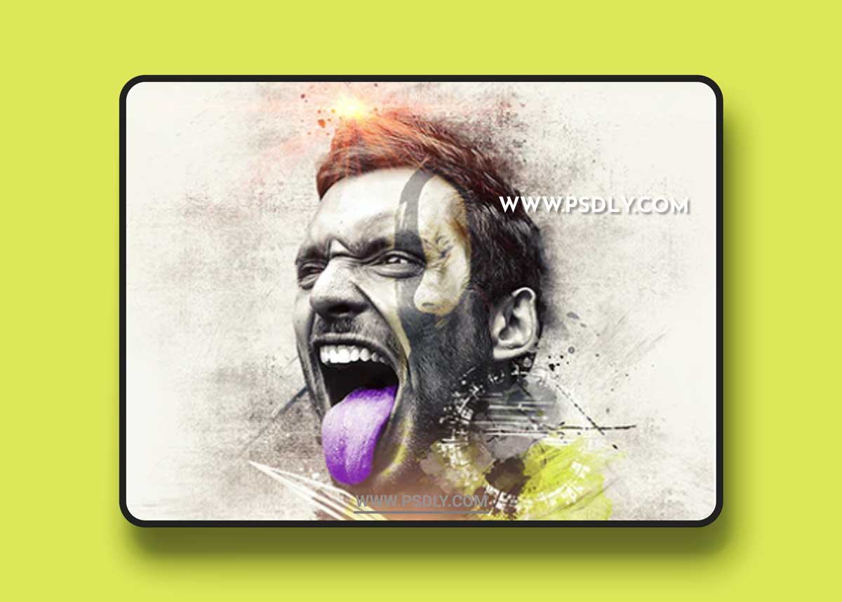 GraphicRiver - Abstract Face - Photoshop Action 21088175