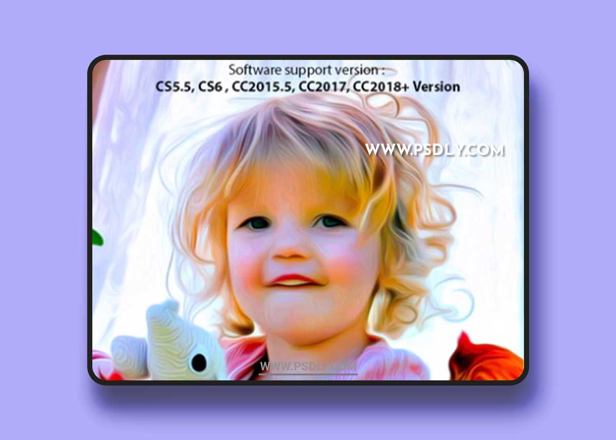 GraphicRiver - Advance Oil Paint Effect Photoshop Action 22700182