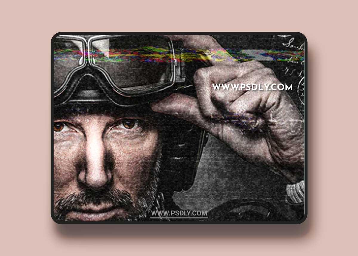 GraphicRiver - Animated Glitch Photoshop Action 21216240