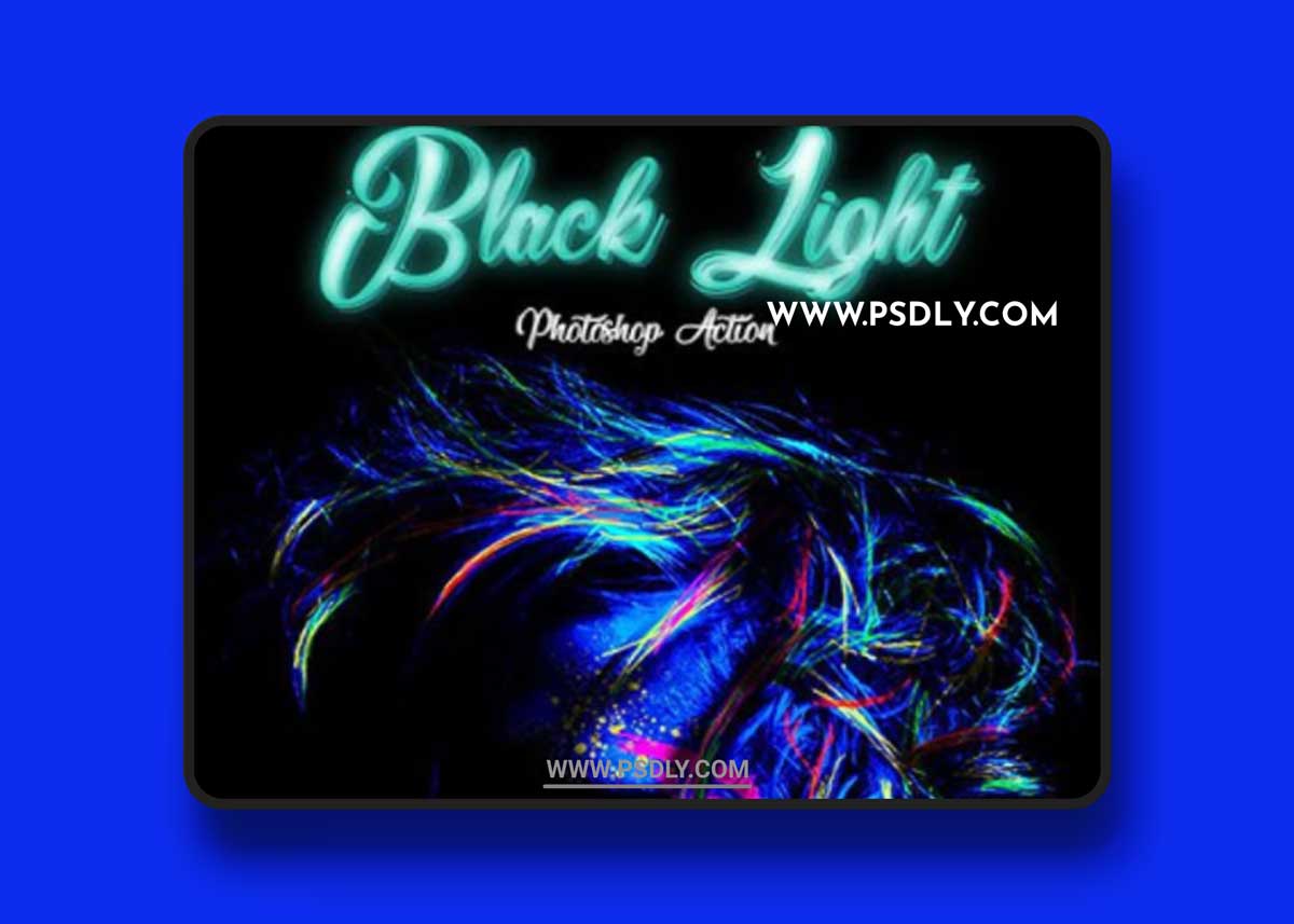 GraphicRiver - Black Light Photoshop Action 21126252