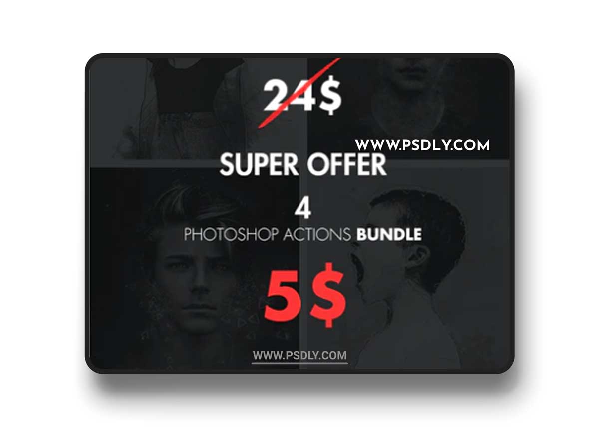 GraphicRiver - Bundle 4 in 1 - Photoshop Action 22885343