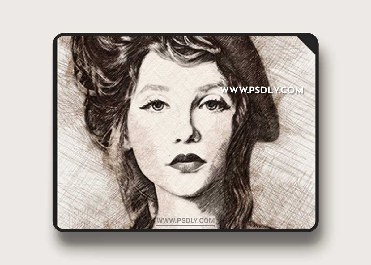 GraphicRiver - Pencil Sketch Photoshop Action 21886457