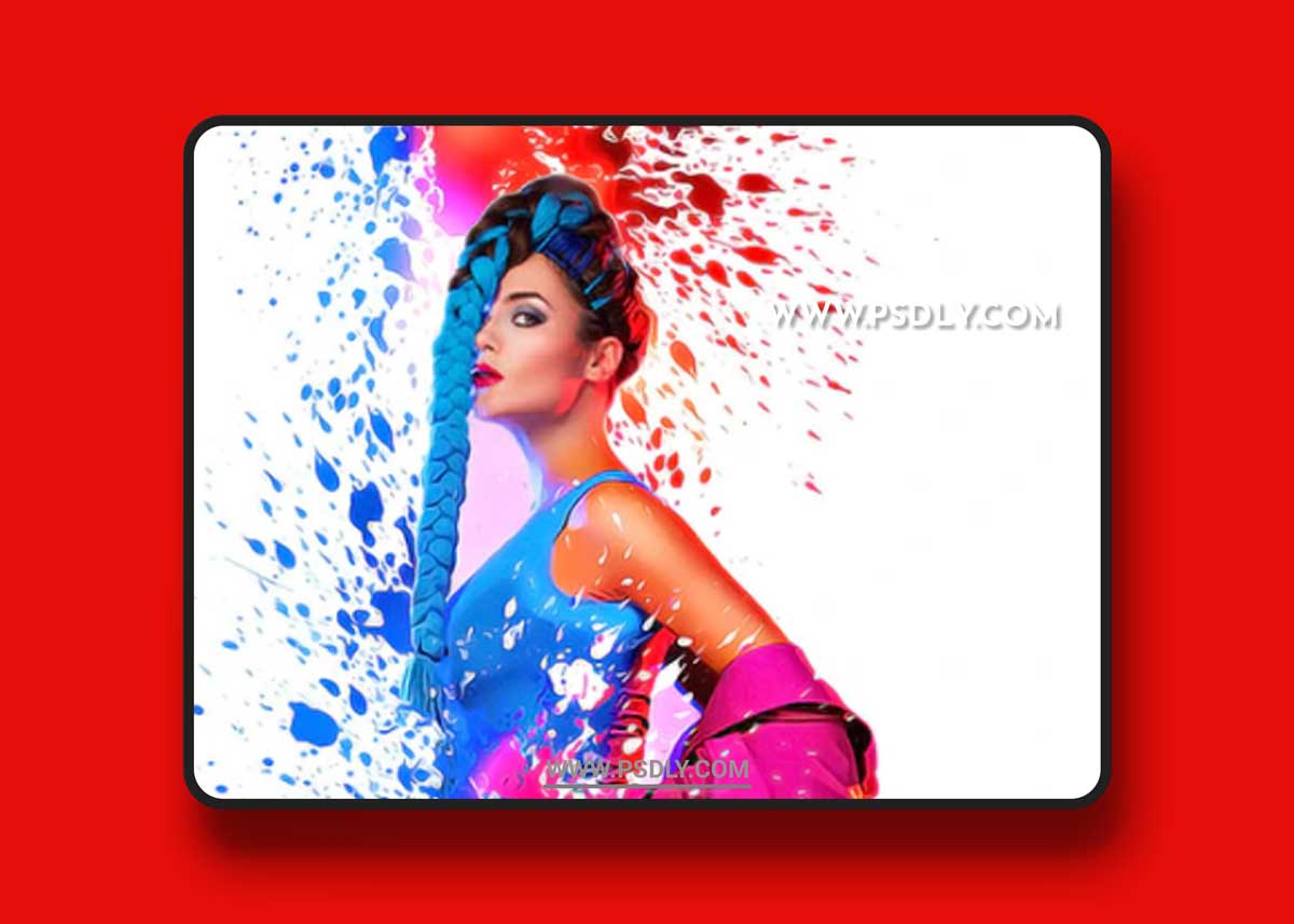 GraphicRiver - Splatter Art Photoshop Action 22499409