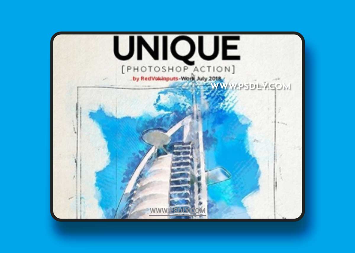 GraphicRiver - Unique Photoshop Action 22324740