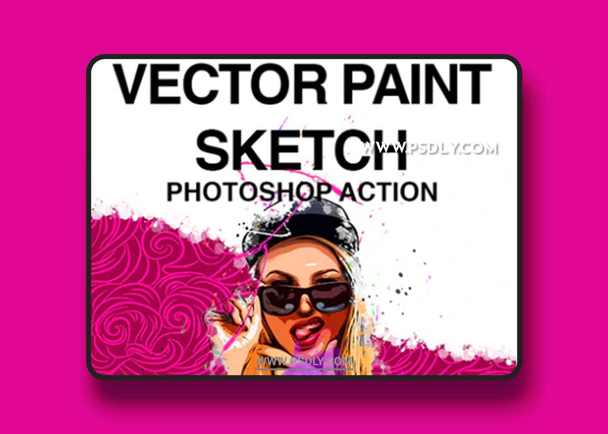 GraphicRiver - Vector Paint Sketch Photoshop Action 20398355