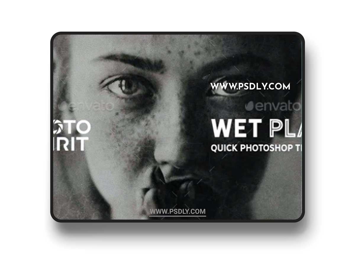 GraphicRiver - Wet Plate Photoshop Template PRO 23000531