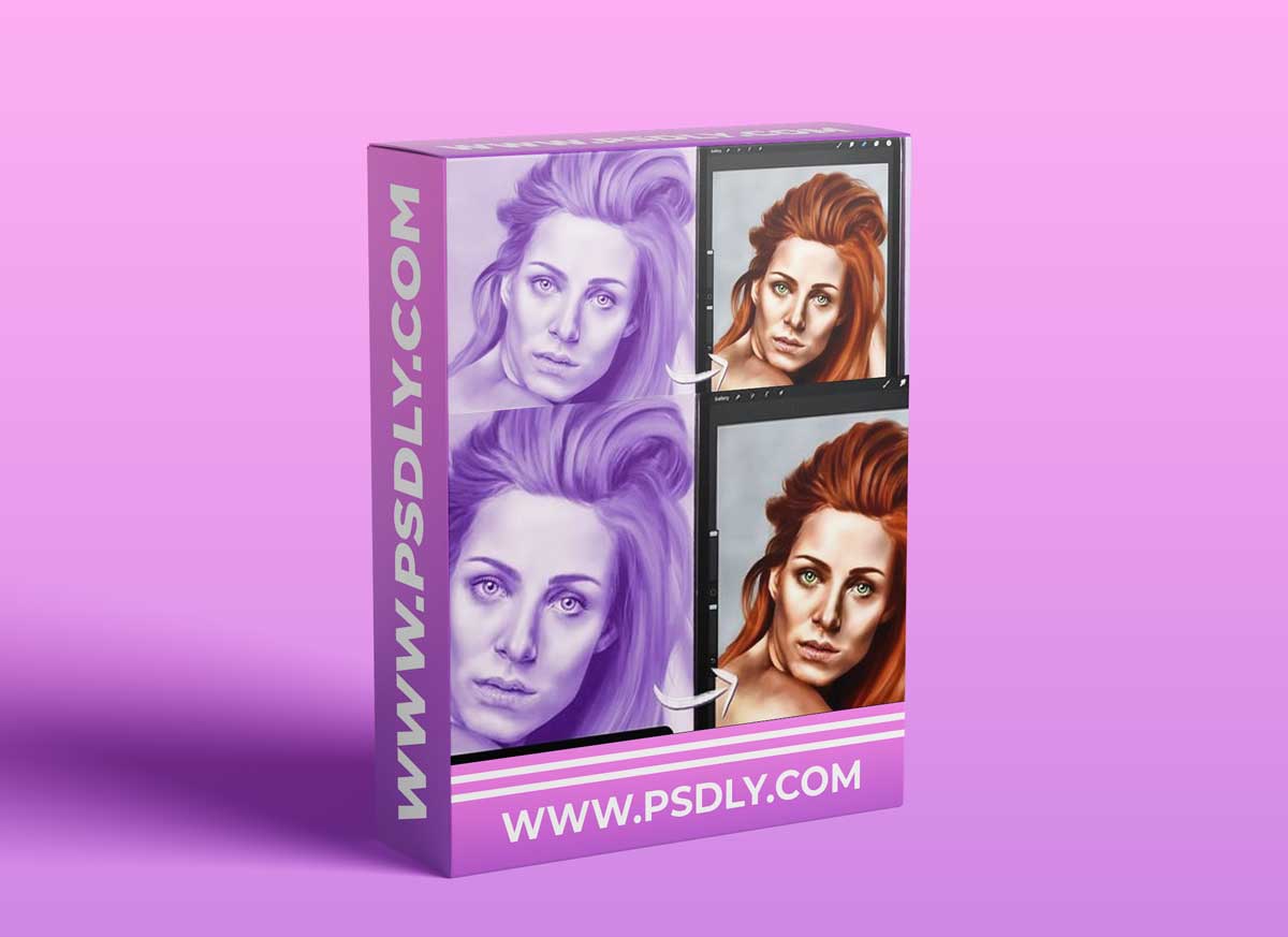 Grayscale to Color in Procreate: How to Color a Portrait with Blend Modes