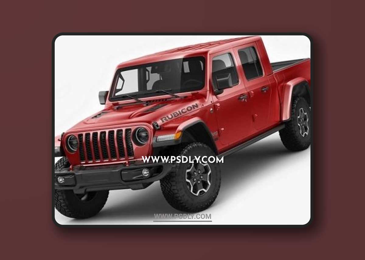 Jeep Gladiator 2020 3D Model