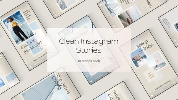 Videohive Clean Instagram Stories 28301087