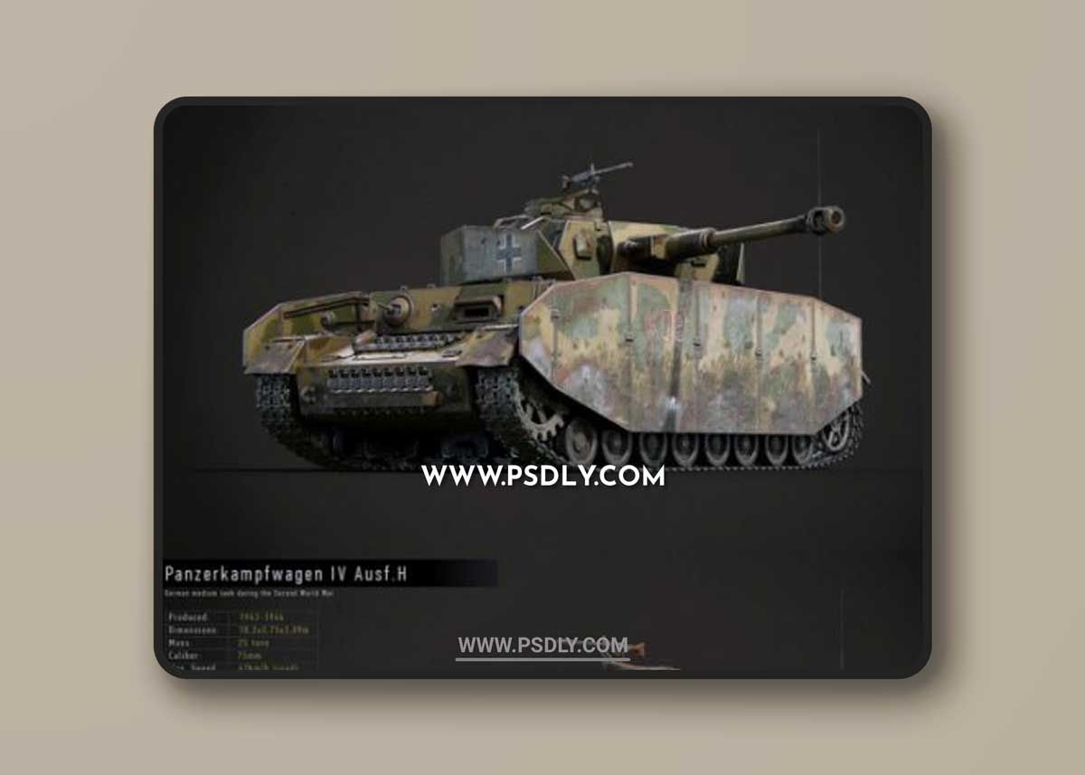 Panzerkampfwagen IV 3D Models