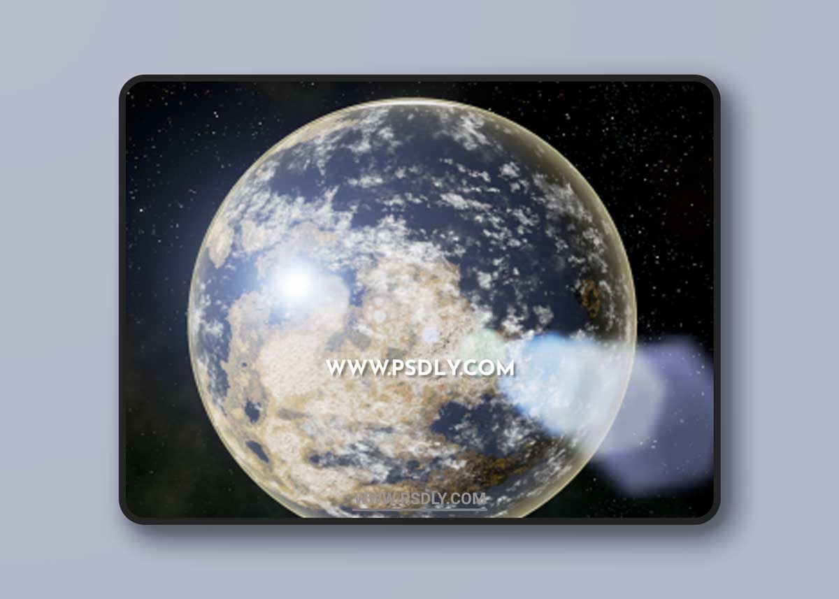 Planetarium Planet Blueprint 3D Models