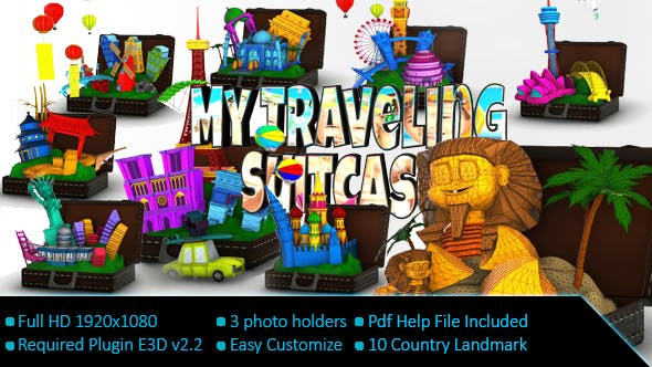 Videohive My Travelling Suitcase 19397527
