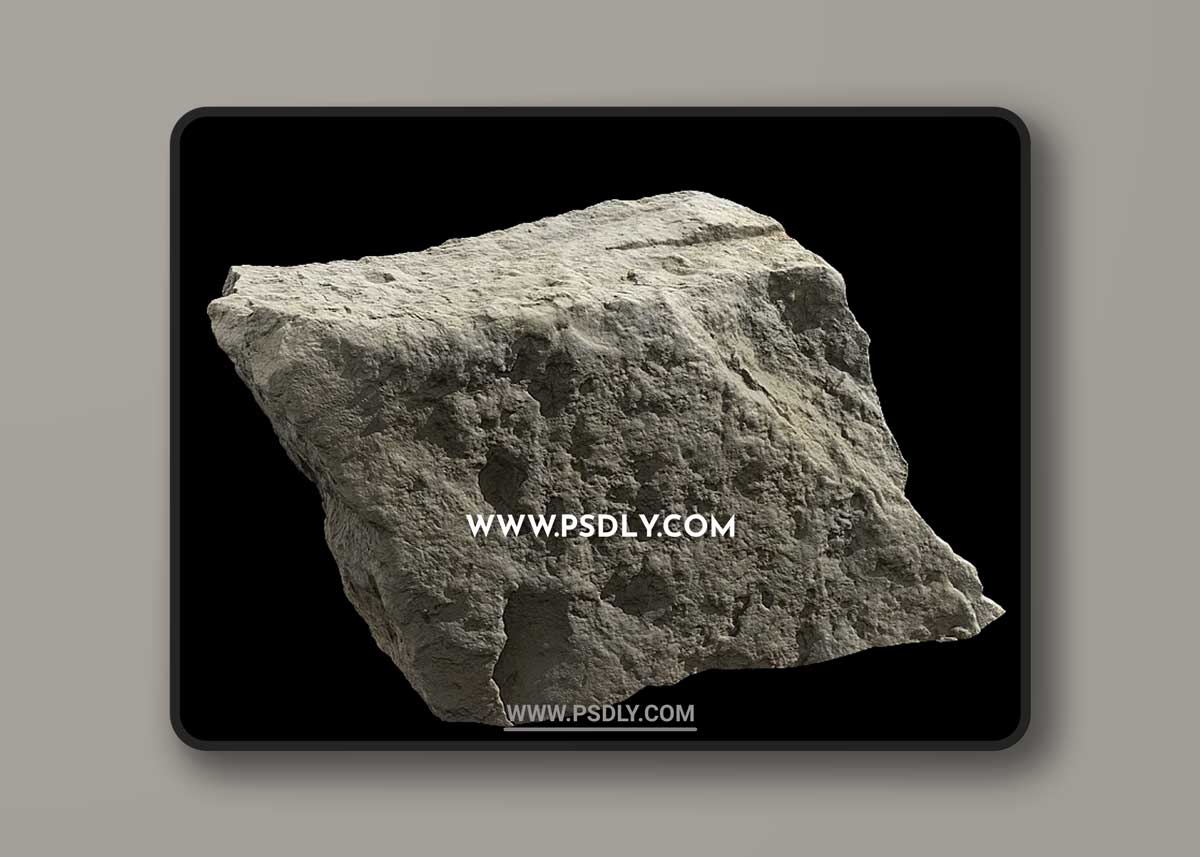Rock Boulder Large 002