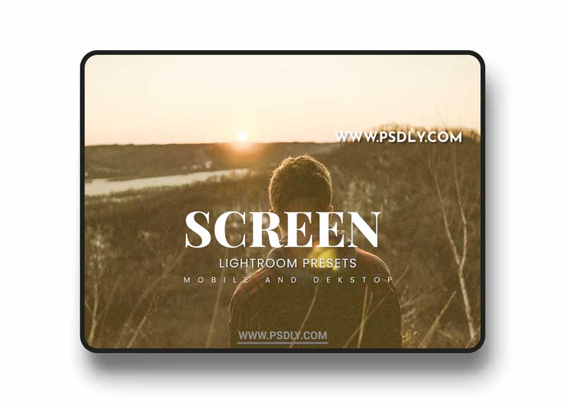 Screen Lightroom Presets Dekstop and Mobile