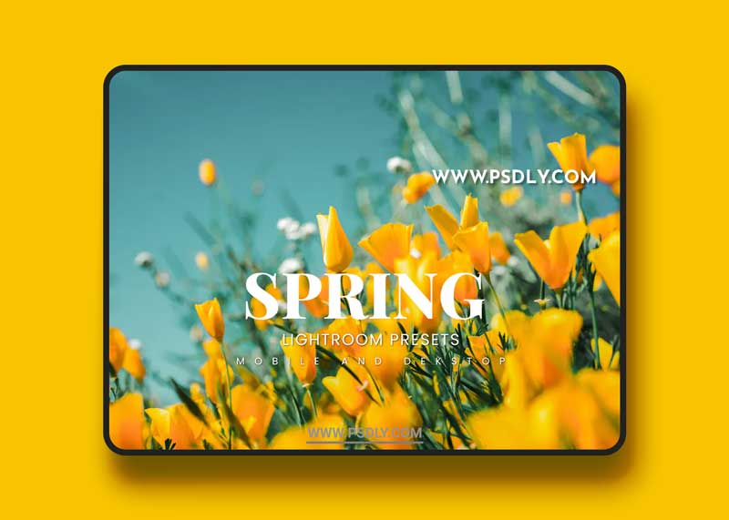 Spring Lightroom Presets Dekstop and Mobile