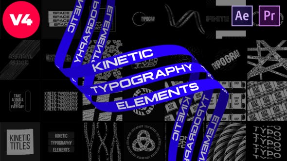 Videohive Kinetic Typography Elements 27299906