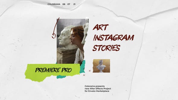 Videohive - Art Instagram Stories | MOGRT - 33665034