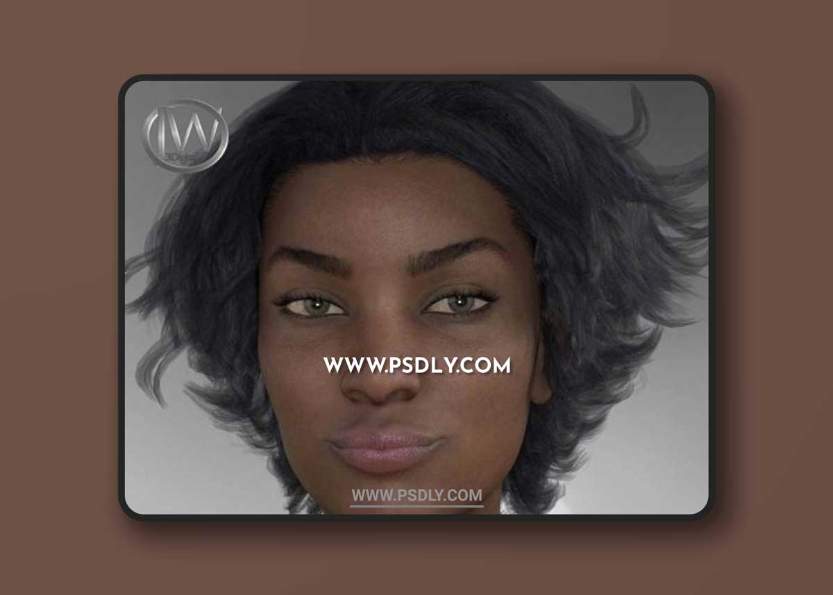 Strong Woman – Expressions for Monique 8 3D Models