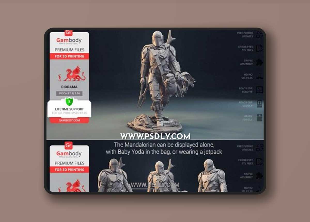 The Mandalorian 3D ModelsThe Mandalorian 3D Models