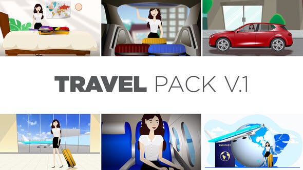 Videohive Travel Pack V.1 33843474