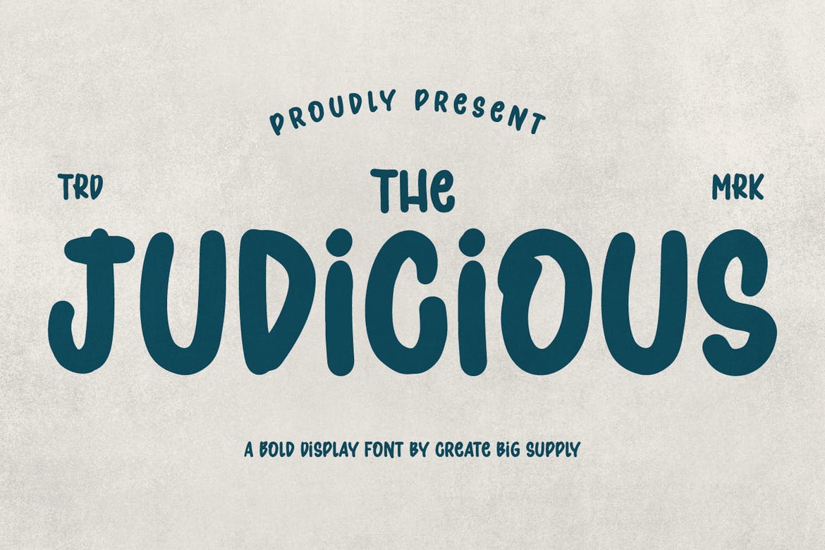 Judicious - Bold Display font
