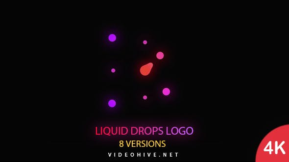 Videohive Liquid Drops Logo 20508635