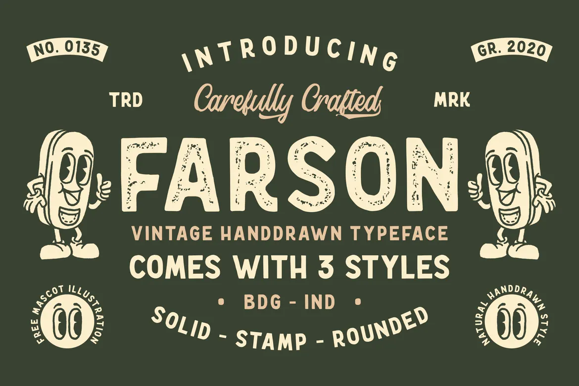Farson – Vintage Typeface