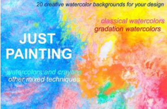 20 Abstract Watercolor Backgrounds