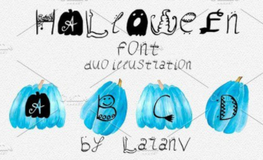 Halloween font