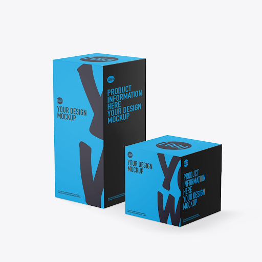 CreativeMarket - Box mockup on white background 5307586