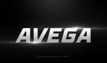 AVEGA - Modern Sport Font