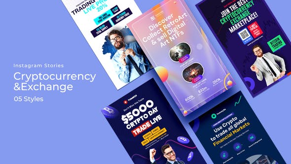 Videohive Cryptocurrency & Exchange Instagram Stories 33677264