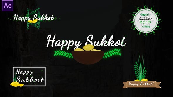 Videohive Sukkot Titles - Jewish Holiday 33737551