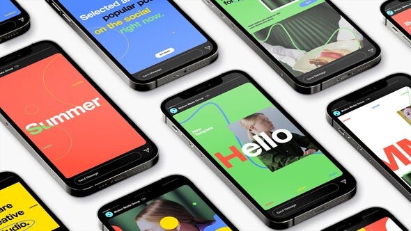 Videohive Colorful Intro Stories 34371976