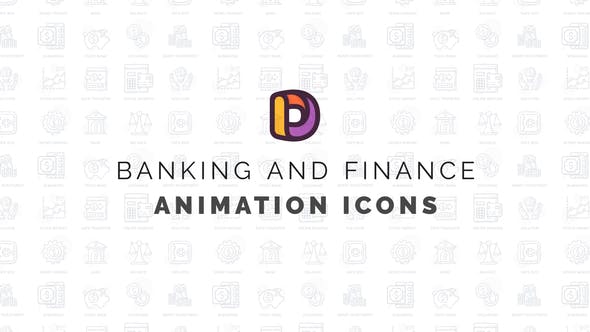 Videohive Banking & Finance - Animation Icons 34463661