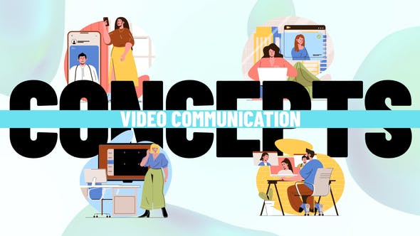 Videohive Video communication - Scene Situation 34402222