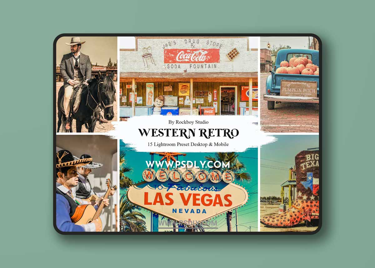 15 Western Retro Lightroom Presets