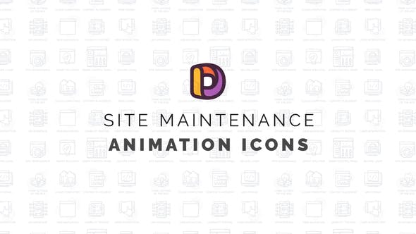 Videohive Site maintenance - Animation Icons 34466890