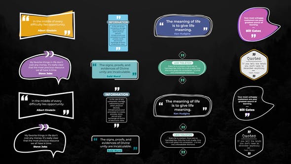 Videohive Quotes Titles 34292132