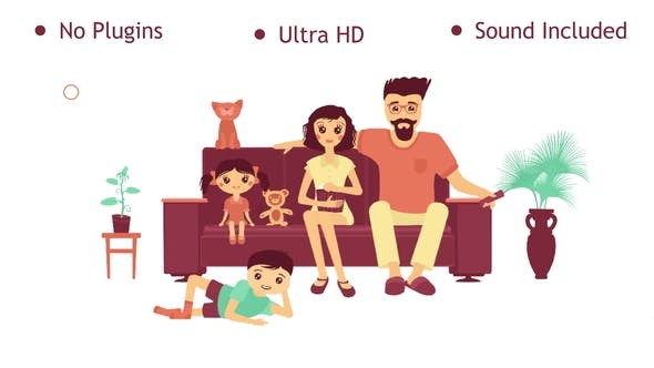 Videohive Family TV Logo 23879014