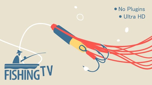 Videohive Fishing TV Logo 24459291