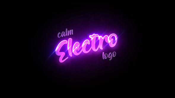 Videohive Calm Electro Logo 34389459