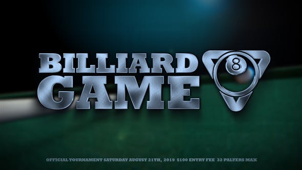 Videohive Billiard Opener 24488904