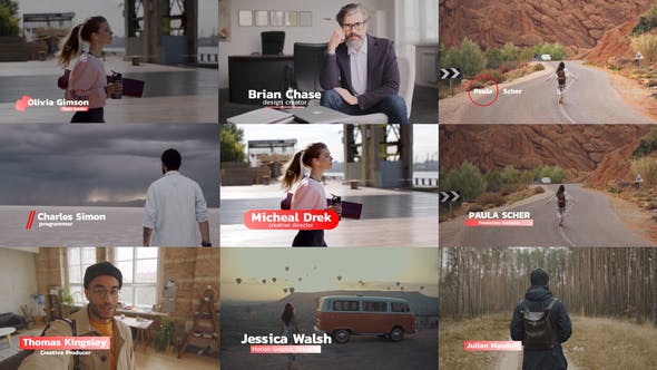 Videohive Modern Lower Thirds | After Effects 34437855