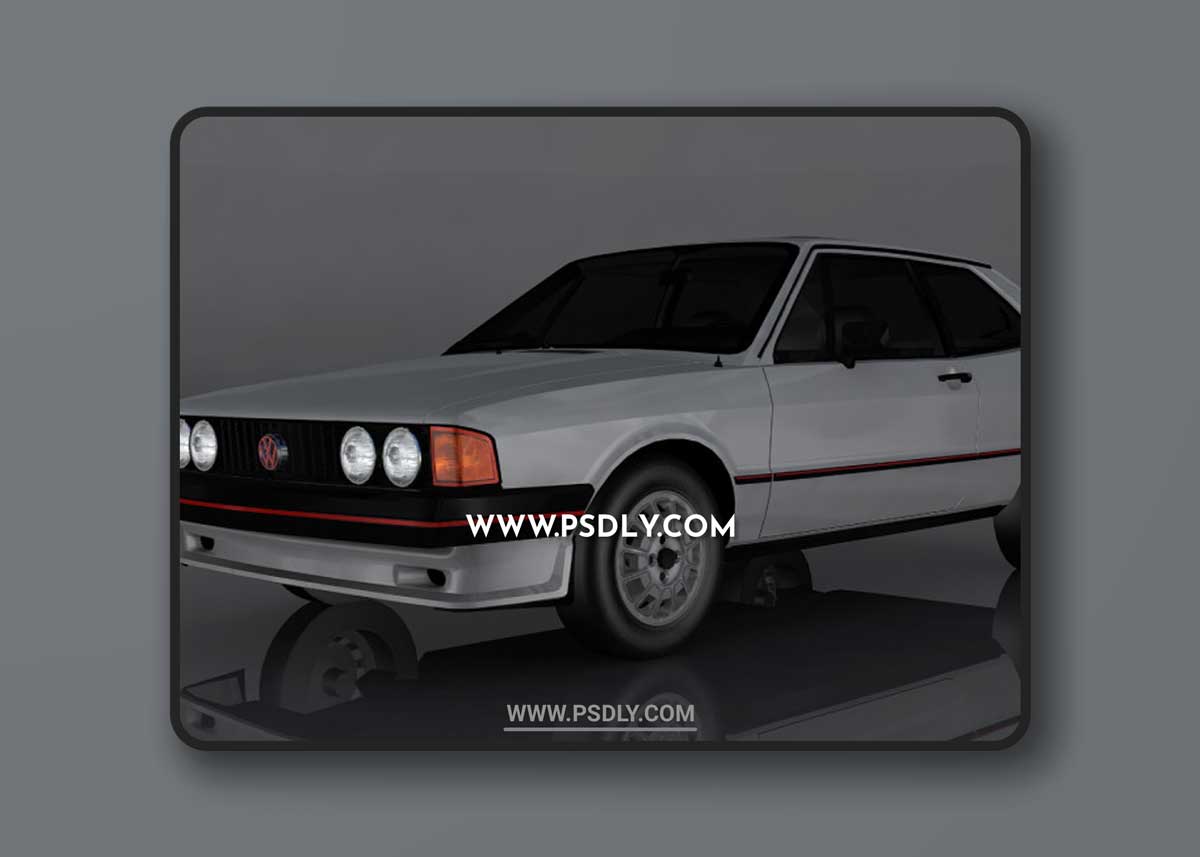 1981 Volkswagen Scirocco 3D Model o92879